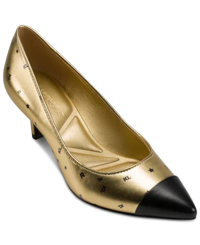KARL LAGERFELD WOMEN'S RIAZ MID PUMPS