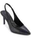 Karl Lagerfeld Paris Pointed Toe Slingback Pump In Black
