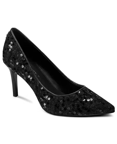 Karl Lagerfeld Women's Royale High Heel Pumps In Black