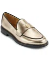 Karl Lagerfeld Paris Rylin Loafer In Deep Gold