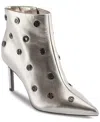 Karl Lagerfeld Paris Saina Metallic Bootie In Pewter