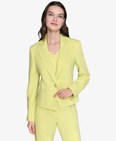 Karl Lagerfeld Women's Seamed One-button Blazer