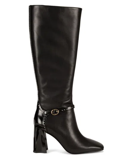 KARL LAGERFELD WOMEN'S SHREYA 85MM KNEE-HIGH BOOTS