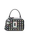Karl Lagerfeld Women's Simone Embellished Logo Leather Two Way Camera Bag