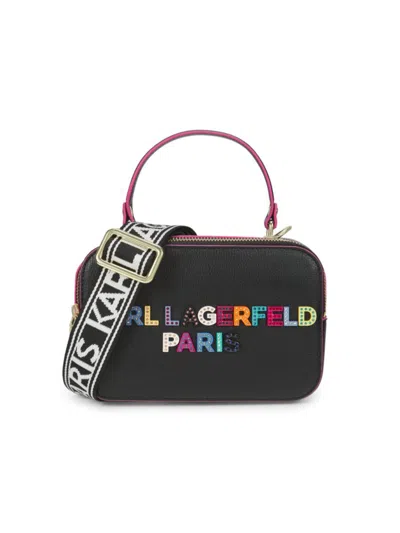 Karl Lagerfeld Women's Simone Logo Applique Crossbody Bag In Multi