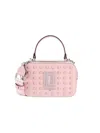 Karl Lagerfeld Women's Simone Studded Leather Camera Bag In Rose Smoke