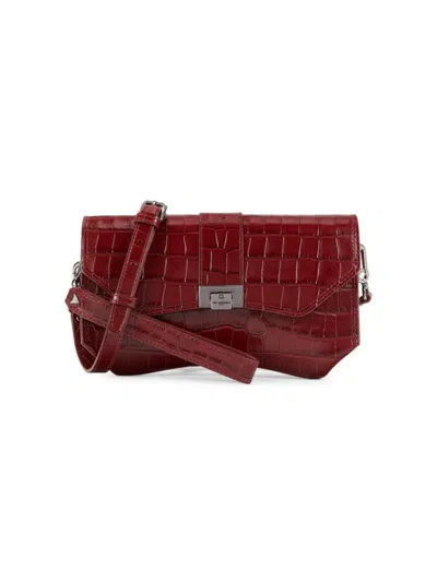 Karl Lagerfeld Women's Small Marceline Leather Crossbody Bag In Mulled Wine