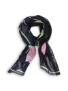 Karl Lagerfeld Women's Spring Tulip Sheer Chiffon Wrap