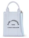 Karl Lagerfeld Women's Square Small Tote In 1kz Kent Blue