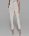 Karl Lagerfeld Women's Straight-leg Pants In Neutral