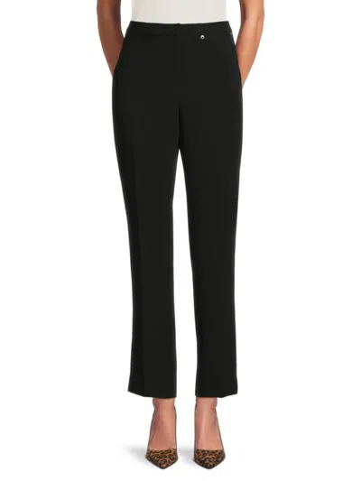 Karl Lagerfeld Women's Straight Pants In Black