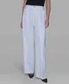 Karl Lagerfeld Women's Straight Pocket Detail Pants In White