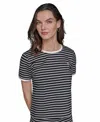 Shop Karl Lagerfeld Women's Striped T-shirt