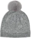 Karl Lagerfeld Women's Studded Star Detail Beanie In Gray