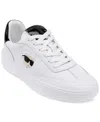 Karl Lagerfeld Women's Sumava Lace-up Sneakers In Bright White,black