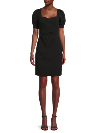 Karl Lagerfeld Women's Sweetheart Mini Dress In Black