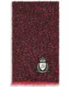 Karl Lagerfeld Women's Tweed Woven Scarf In Red