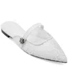 Karl Lagerfeld Women's Vadyn Flat Mule In Bright White