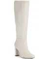 Karl Lagerfeld Paris Vani Knee High Boot In Soft White