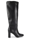 Karl Lagerfeld Paris Vani Knee High Boot In Black