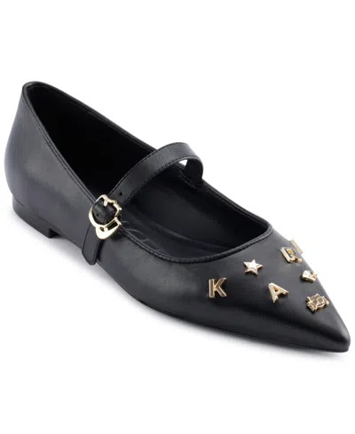 Karl Lagerfeld Women's Veyda Ii Mary Jane Flats In Black