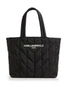 Karl Lagerfeld Women's Voyage Quilted Nylon Tote Bag
