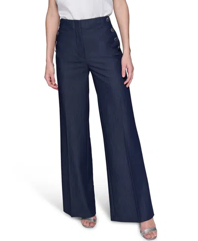 Karl Lagerfeld Women's Wide-leg Sailor Pants