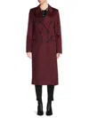 Karl Lagerfeld Women's Wool Blend Double Breasted Coat In Camel