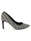Karl Lagerfeld Royale Pointed Toe Pump In Black Multicolor