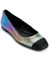 Karl Lagerfeld Paris Zayna Cap Toe Ballet Flat In Multi,black
