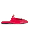 Karl Lagerfeld Paris Zilla Mary Jane Mule In Red