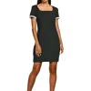 Shop Karl Lagerfeld Womens Bow Manmade Mini Dress