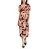 Karl Lagerfeld Womens Formal Midi Sheath Dress In Multi