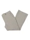 Karl Lagerfeld Womens Houndstooth Cropped Dress Pants In Multi