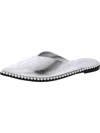 Karl Lagerfeld Women's Vyra Slip-on Mule Flats In Silver