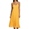 Karl Lagerfeld Womens Polka Dot Polyester Midi Dress