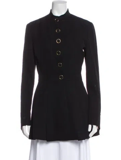 Pre-owned Karl Lagerfeld Wool Evening Jacket In Gray