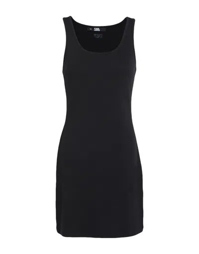 Karl Lagerfeld Short Dresses In Black
