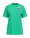 Karl Lagerfeld X Darcel Disappoints Woman T-shirt Green Size M Organic Cotton In Green