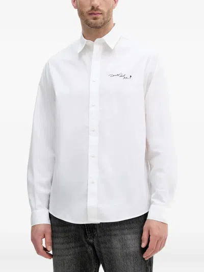 Karl Lagerfeld X Dinesy Donald Duck Print Shirt In White