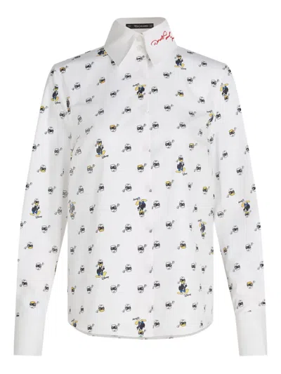 Karl Lagerfeld X Disney All-over Graphic-print Shirt