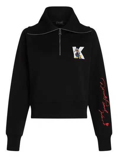Karl Lagerfeld X Disney Cotton-blend Sweatshirt