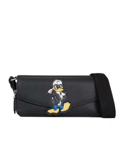 Karl Lagerfeld X Disney Donald Duck-appliqué Crossbody Bag