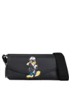 Karl Lagerfeld X Disney Donald Duck-appliqué Crossbody Bag In Black