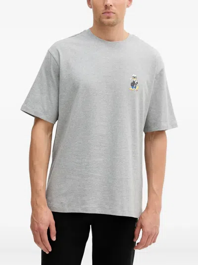 Karl Lagerfeld X Disney Donald Duck-print T-shirt In Gray
