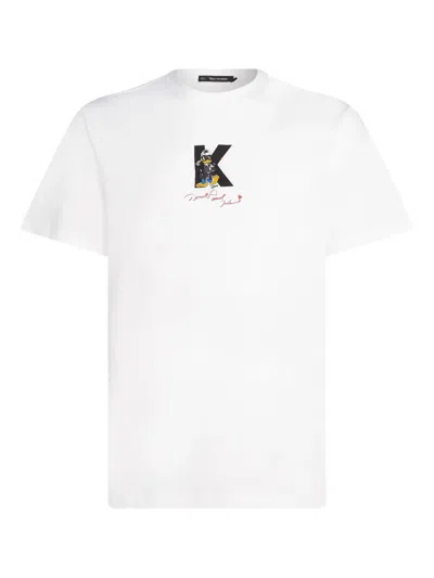 Karl Lagerfeld X Disney Organic-cotton T-shirt