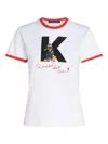 Karl Lagerfeld Disney X Kl Initial T-shirt In White