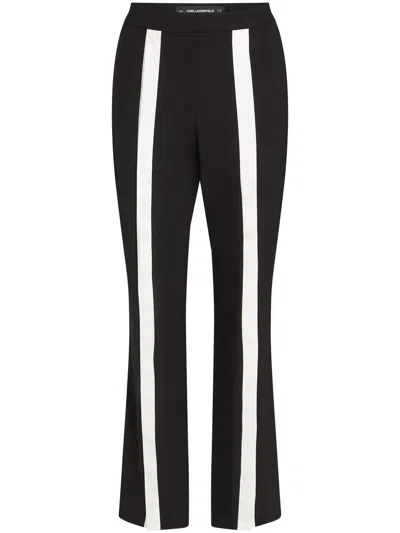 Karl Lagerfeld X Joann Tailored Trousers In Black