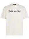 Karl Lagerfeld X Jorge Parra Embroidered Logo T-shirt In Neutrals