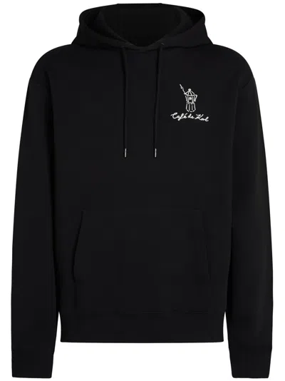 Karl Lagerfeld X Jorge Parra Hoodie In Black